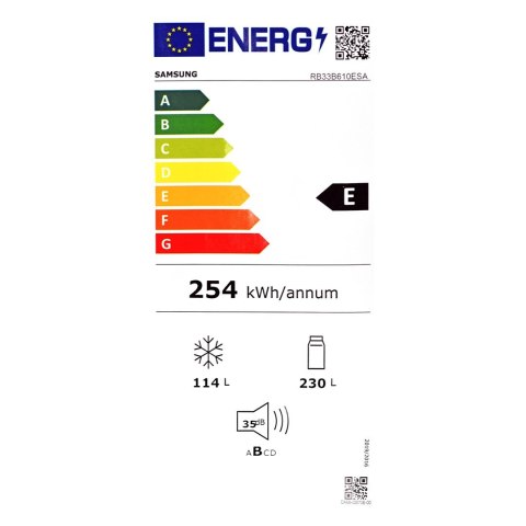 Chłodziarko-zamrażarka SAMSUNG RB33B610ESA Samsung Chłodziarko-zamrażarka SAMSUNG RB33B610ESA Samsung