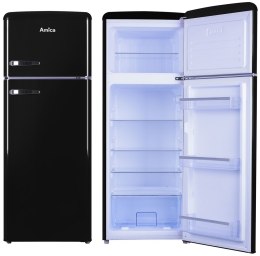 Lodówka Amica RETRO KGC15634S (550mm x 1440mm x 615 mm; 164 l; Klasa A++; kolor czarny) Amica