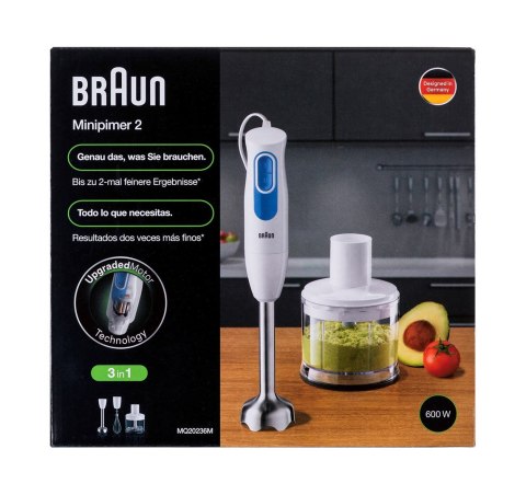 Blender ręczny BRAUN MQ 20236MWH Braun Blender ręczny BRAUN MQ 20236MWH Braun