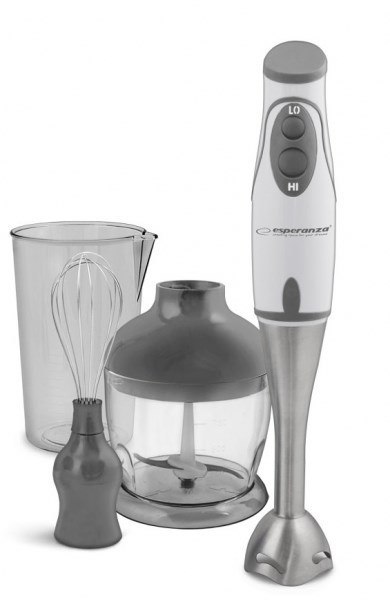 Blender ręczny Esperanza Pesto EKM003E (450W; kolor szary) Esperanza Blender ręczny Esperanza Pesto EKM003E (450W; kolor szary) Esperanza
