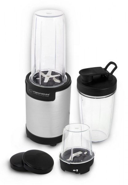 Blender sportowy do mielenia Esperanza NUTRI BOMB EKM030 (900W; kolor czarno-srebrny) Esperanza Blender sportowy do mielenia Esperanza NUTRI BOMB EKM030 (900W; kolor czarno-srebrny) Esperanza