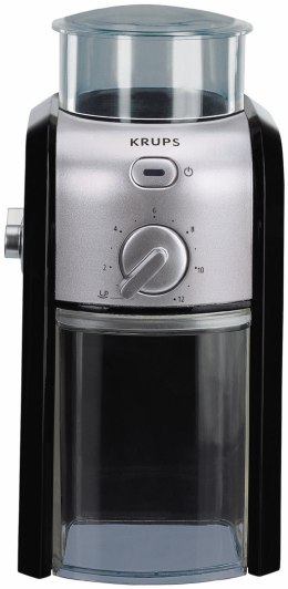 Młynek elektryczny do kawy Krups GVX242 (110W; żarnowy; kolor czarny, kolor srebrny) (WYPRZEDAŻ) Krups