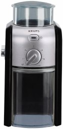 Młynek elektryczny do kawy Krups GVX242 (110W; żarnowy; kolor czarny, kolor srebrny) (WYPRZEDAŻ) Krups
