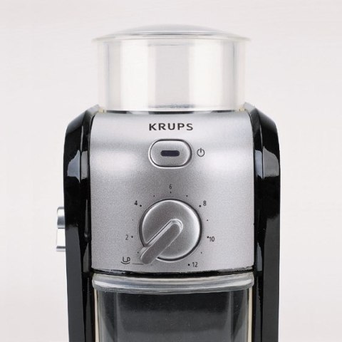 Młynek elektryczny do kawy Krups GVX242 (110W; żarnowy; kolor czarny, kolor srebrny) (WYPRZEDAŻ) Krups Młynek elektryczny do kawy Krups GVX242 (110W; żarnowy; kolor czarny, kolor srebrny) (WYPRZEDAŻ) Krups