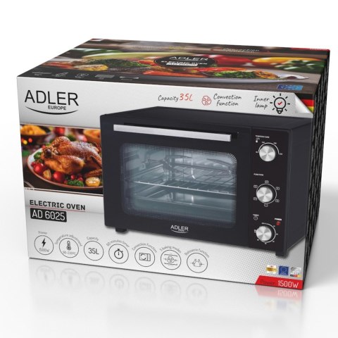 Piekarnik elektryczny ADLER AD 6025 Adler Piekarnik elektryczny ADLER AD 6025 Adler
