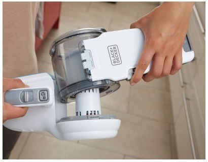 Odkurzacz bezworkowy, ręczny Black&Decker Pivot PV1820L-QW (35W; kolor biały) Black&Decker Odkurzacz bezworkowy, ręczny Black&Decker Pivot PV1820L-QW (35W; kolor biały) Black&Decker