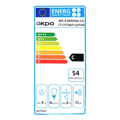 Okap AKPO WK-4 NERO LINE 2.0 50 BIAŁY T300 Liniowy LED/Siłownik AKPO Okap AKPO WK-4 NERO LINE 2.0 50 BIAŁY T300 Liniowy LED/Siłownik AKPO