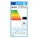 Okap AKPO WK-4 NERO LINE 2.0 50 CZARNY T300 Liniowy LED/Siłownik AKPO