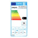 Okap AKPO WK-4 NERO LINE 2.0 60 BIAŁY T300 Liniowy LED/Siłownik AKPO