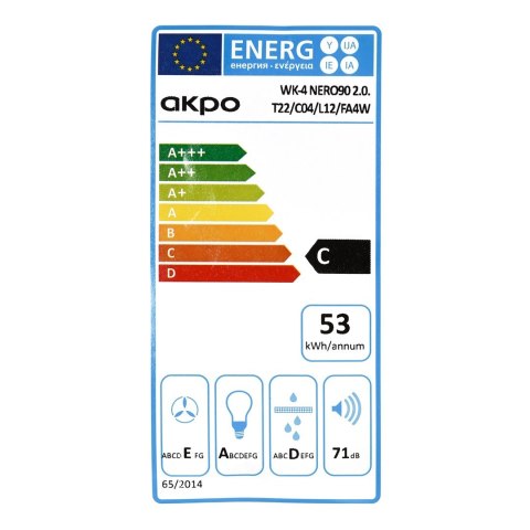 Okap AKPO WK-4 NERO LINE 2.0 90 BIAŁY T450 Liniowy LED/Siłownik AKPO Okap AKPO WK-4 NERO LINE 2.0 90 BIAŁY T450 Liniowy LED/Siłownik AKPO