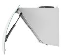 Okap kominowy AKPO WK-4 Clarus 60 Biały (600mm; front gięte białe szkło) AKPO