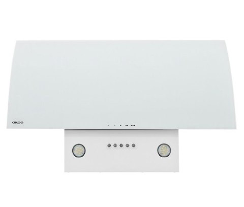 Okap kominowy AKPO WK-4 Clarus 60 Biały (600mm; front gięte białe szkło) AKPO Okap kominowy AKPO WK-4 Clarus 60 Biały (600mm; front gięte białe szkło) AKPO