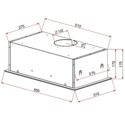 Okap podszafkowy TEKA GFG2 GLASS BLACK (334 m3/h; 550mm; kolor czarny) TEKA Okap podszafkowy TEKA GFG2 GLASS BLACK (334 m3/h; 550mm; kolor czarny) TEKA