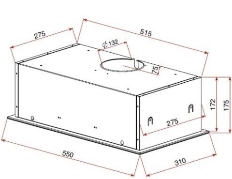 Okap podszafkowy TEKA GFG2 GLASS WHITE (334 m3/h; kolor biały) TEKA Okap podszafkowy TEKA GFG2 GLASS WHITE (334 m3/h; kolor biały) TEKA