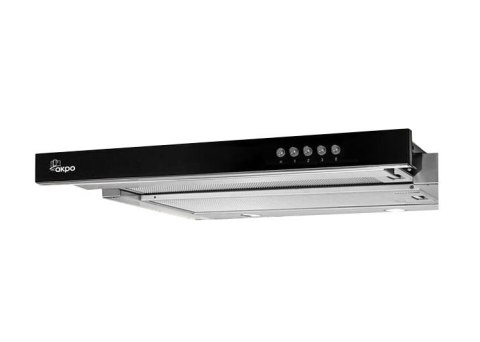 Okap podszafkowy teleskopowy AKPO WK-7 LIGHT GLASS 50 INOX CZARNY (500mm; kolor inox, front czarne szkło) AKPO Okap podszafkowy teleskopowy AKPO WK-7 LIGHT GLASS 50 INOX CZARNY (500mm; kolor inox, front czarne szkło) AKPO