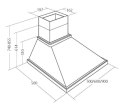 Okap przyścienny rustykalny AKPO WK-4 RUSTICA ECO 60 Ecru kremowy AKPO