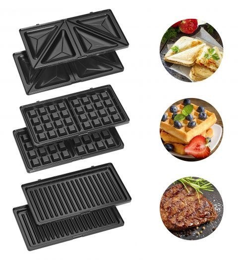 Opiekacz Clatronic ST/WA 3670 (800W; kolor czarny) Clatronic Opiekacz Clatronic ST/WA 3670 (800W; kolor czarny) Clatronic