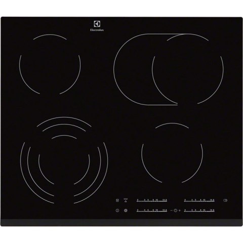 Płyta ceramiczna Electrolux EHF6547FXK (4 pola grzejne; kolor czarny) Electrolux