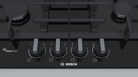 Płyta gazowa BOSCH PPP6A6B90 (4 pola grzejne; kolor czarny) BOSCH Płyta gazowa BOSCH PPP6A6B90 (4 pola grzejne; kolor czarny) BOSCH