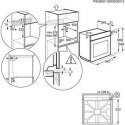 Piekarnik ELECTROLUX EOE7P31X czarno-srebrny czyszczenie pyroliza Electrolux