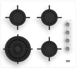 Płyta gazowa BEKO HILW64122SW (białe szkło) Beko