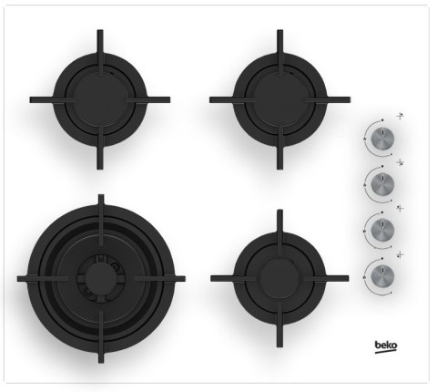 Płyta gazowa BEKO HILW64122SW (białe szkło) Beko