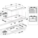 Płyta gazowa WHIRLPOOL AKWL 728/NB Whirlpool