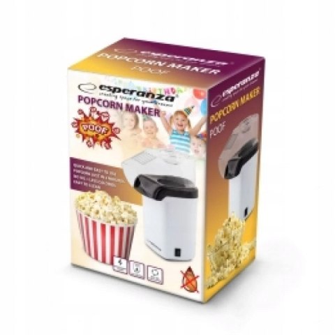 Maszynka do popcornu Esperanza Poof EKP005W (1200W; kolor biały) Esperanza Maszynka do popcornu Esperanza Poof EKP005W (1200W; kolor biały) Esperanza
