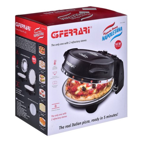 Piec do pizzy G3Ferrari G1003210 Plus evo black 2 kamienie G3FERRARI Piec do pizzy G3Ferrari G1003210 Plus evo black 2 kamienie G3FERRARI
