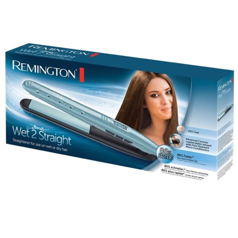 Prostownica REMINGTON Wet2Straight S7300 (kolor błękitny) REMINGTON Prostownica REMINGTON Wet2Straight S7300 (kolor błękitny) REMINGTON