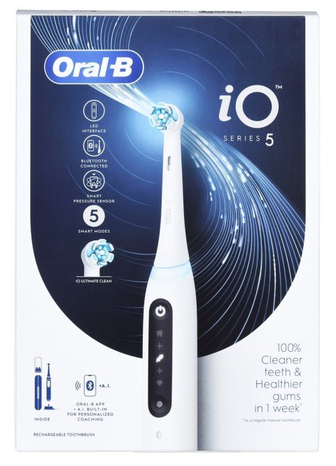Braun Oral-B Szczoteczka elektryczn iO5 Quite White Braun Braun Oral-B Szczoteczka elektryczn iO5 Quite White Braun