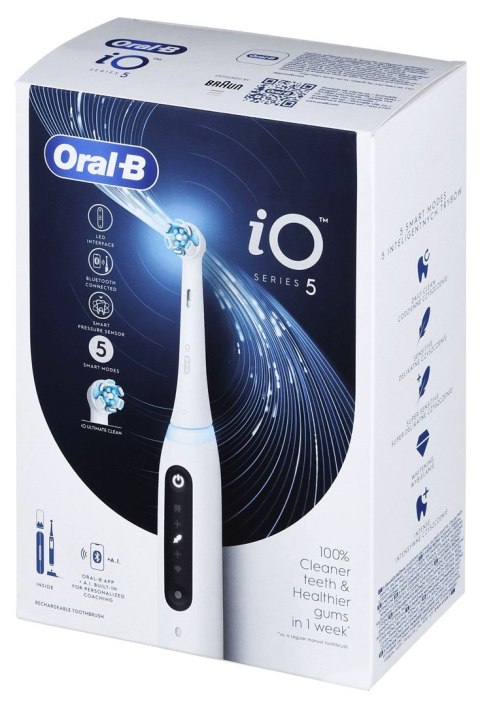 Braun Oral-B Szczoteczka elektryczn iO5 Quite White Braun Braun Oral-B Szczoteczka elektryczn iO5 Quite White Braun