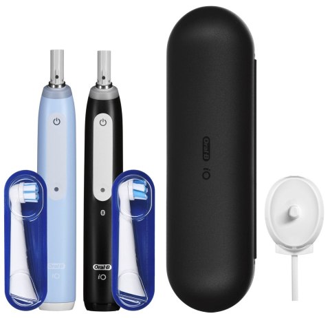 Braun Oral-B szczoteczka elektryczna iO 3 zestaw DUO BLACK & BLUE Braun Braun Oral-B szczoteczka elektryczna iO 3 zestaw DUO BLACK & BLUE Braun