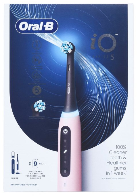 Szczoteczka elektyczna Oral-B iO5 Pink Braun Szczoteczka elektyczna Oral-B iO5 Pink Braun