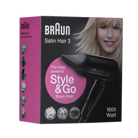 Suszarka do włosów BRAUN HD350 Braun Suszarka do włosów BRAUN HD350 Braun