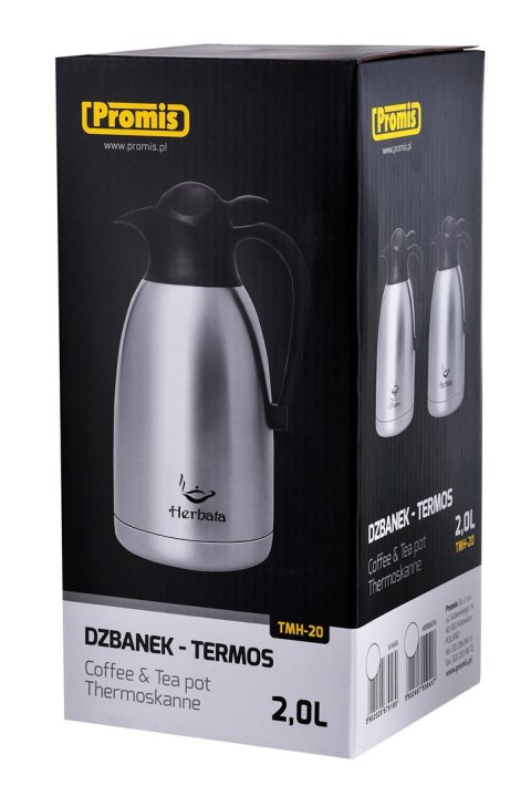 PROMIS DZBANEK STALOWY 2,0 L, NADRUK HERBATA TMH20 PROMIS PROMIS DZBANEK STALOWY 2,0 L, NADRUK HERBATA TMH20 PROMIS