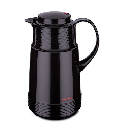 ROTPUNKT THERMOS JUG, 1.0 L, RISTRETTO (BLACK) 320 RI ROTPUNKT ROTPUNKT THERMOS JUG, 1.0 L, RISTRETTO (BLACK) 320 RI ROTPUNKT