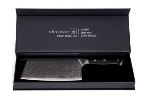 Tasak Cleaver Kohersen Elegance Ebony Wood 16,5cm KOHERSEN Tasak Cleaver Kohersen Elegance Ebony Wood 16,5cm KOHERSEN