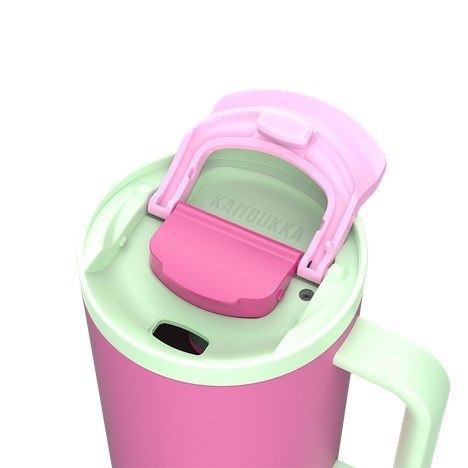 Kubek termiczny z teleskopową słomką Kambukka Rio Tumbler 950ml Bubblegum Mint Kambukka Kubek termiczny z teleskopową słomką Kambukka Rio Tumbler 950ml Bubblegum Mint Kambukka