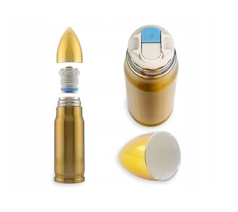 Termos Bullet Brass nabój 500 ml FROSTER Termos Bullet Brass nabój 500 ml FROSTER