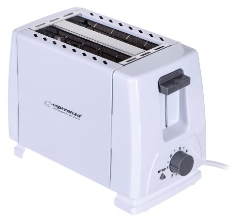 Toster Esperanza Caprese EKT001 (600W; kolor biały) Esperanza Toster Esperanza Caprese EKT001 (600W; kolor biały) Esperanza