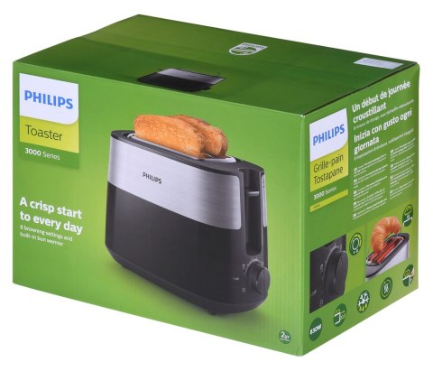 Toster Philips HD2516/90 (830W; kolor czarny) Philips Toster Philips HD2516/90 (830W; kolor czarny) Philips