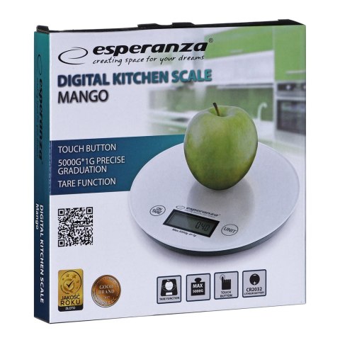 Waga kuchenna Esperanza Mango EKS003W (kolor biały) Esperanza Waga kuchenna Esperanza Mango EKS003W (kolor biały) Esperanza