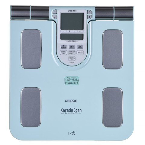 Waga z analizatorem składu ciała Omron Body Comp Monitor BF511 Turq HBF-511T-E OMRON Waga z analizatorem składu ciała Omron Body Comp Monitor BF511 Turq HBF-511T-E OMRON