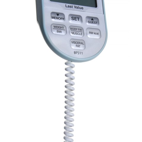 Waga z analizatorem składu ciała Omron Body Comp Monitor BF511 Turq HBF-511T-E OMRON Waga z analizatorem składu ciała Omron Body Comp Monitor BF511 Turq HBF-511T-E OMRON