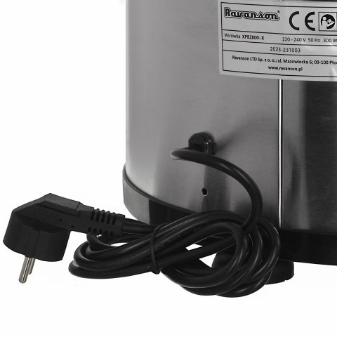 Wirówka Ravanson XPB2800-X (2800 obr/min; 6 kg; 360 mm; Klasa A; kolor srebrny) Ravanson Wirówka Ravanson XPB2800-X (2800 obr/min; 6 kg; 360 mm; Klasa A; kolor srebrny) Ravanson