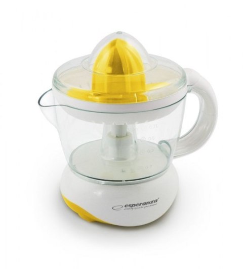 Wyciskarka wolnoobrotowa do cytrusów Esperanza Clementine EKJ001Y (25W; 0,75l; kolor żółty) Esperanza Wyciskarka wolnoobrotowa do cytrusów Esperanza Clementine EKJ001Y (25W; 0,75l; kolor żółty) Esperanza