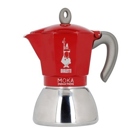 Bialetti kawiarka New Moka Induction 6tz czerwona BIALETTI