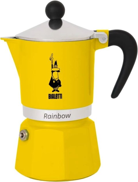 Bialetti kawiarka Rainbow 6tz Żółta BIALETTI Bialetti kawiarka Rainbow 6tz Żółta BIALETTI