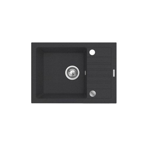Czarny zestaw zlew z baterią giętką - Zlewozmywak MAIDSINKS BALI (62x44) 1B1D czarny + Bateria Flessi Black Edition Maidsinks Czarny zestaw zlew z baterią giętką - Zlewozmywak MAIDSINKS BALI (62x44) 1B1D czarny + Bateria Flessi Black Edition Maidsinks